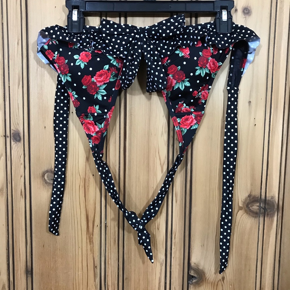 Hot Topic Floral Bikini Top